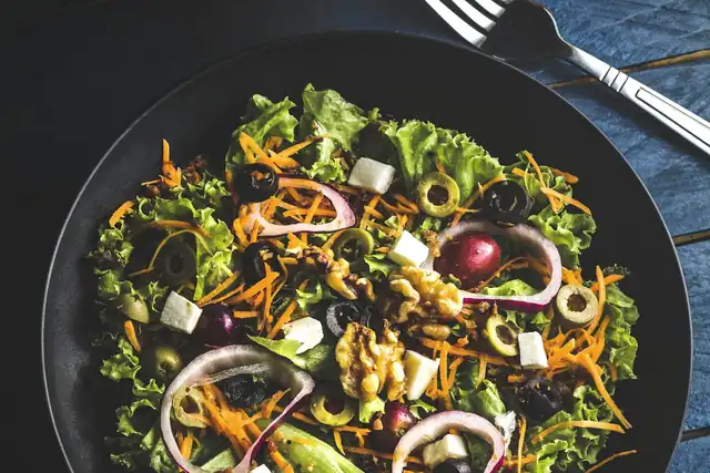 Fall Harvest Salad with Maple Dressing